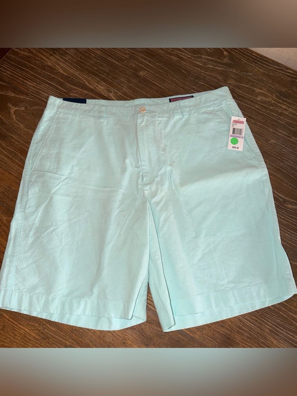Vineyard Vines Men's Light Aqua Flat Front Shorts